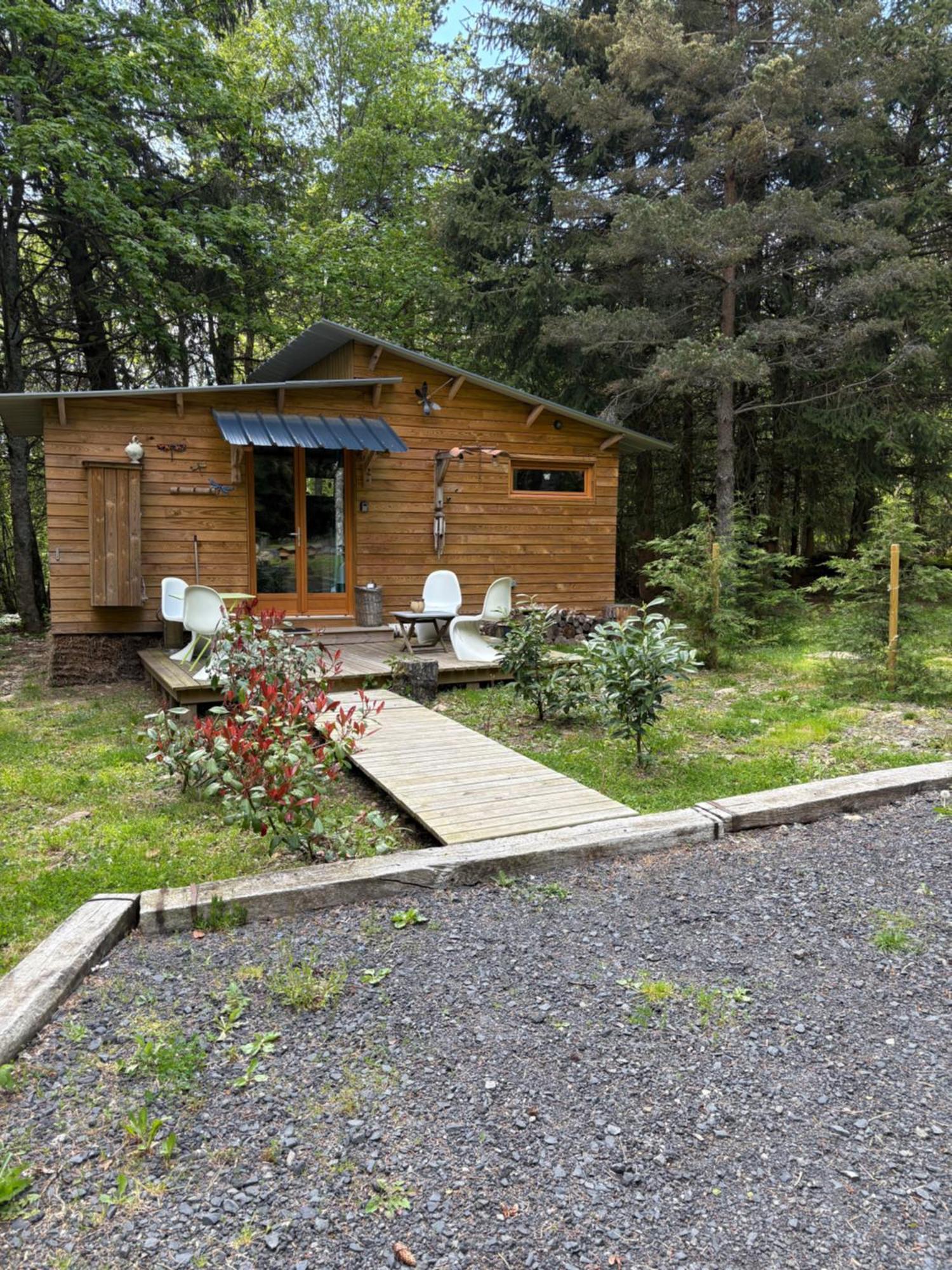 Chalet Libellule Domaine De La Mamounette Champclause Exterior photo