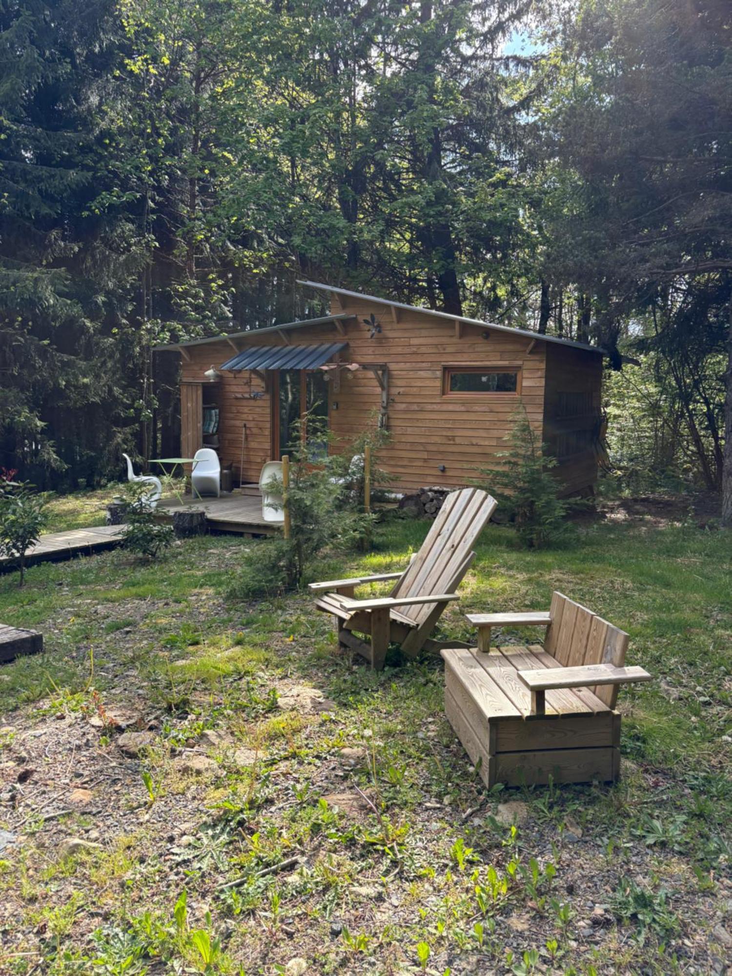 Chalet Libellule Domaine De La Mamounette Champclause Exterior photo